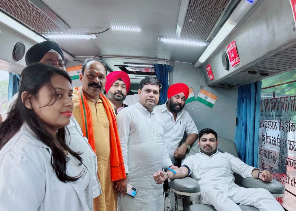 भाजपा अल्पसंख्यक मोर्चा द्वारा डॉ एपीजे अब्दुल कलाम जी के पुण्यतिथि पर रक्तदान शिविर का किया आयोजन @रक्त दान से बड़ा कोई दान नहीं - रामविचार नेताम 2 IMG 20240727 WA0017